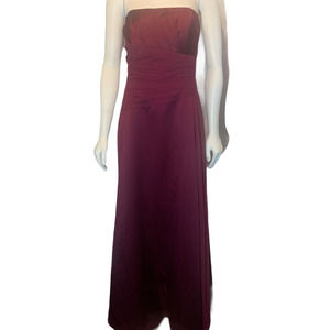 David's Bridal's formal maroon dress sz‎ 10, cocktail, party, cruise